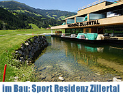 Die Sport Residenz Zillertal in Uderns/ Tirol eröffnet am 6.12.2014. Besuch der Baustelle im August 2014 (©Foto. Martin Schmitz)